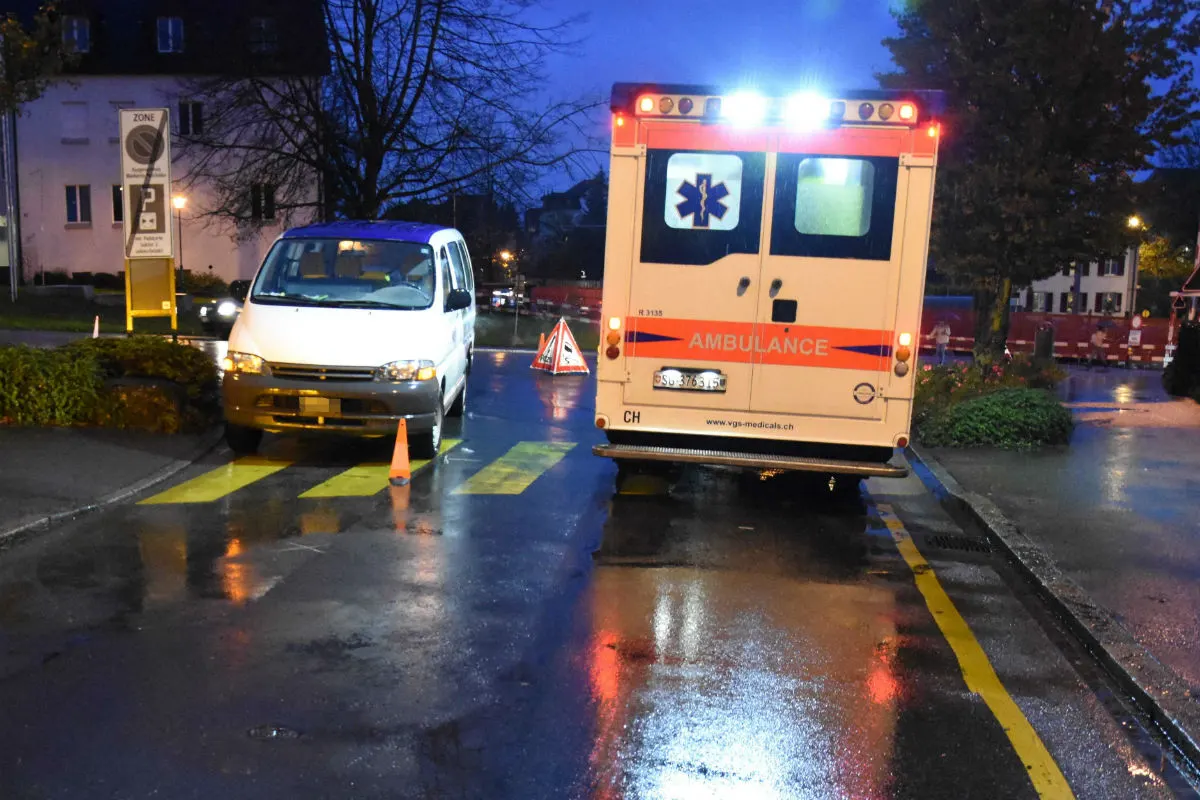 Unfälle Kanton St.Gallen SG - Vier Personen auf Fussgängerstreifen angefahren!