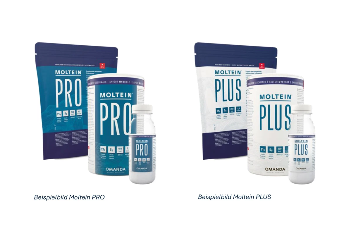 Allergenhinweis für Moltein PLUS und Moltein PRO wegen Soja