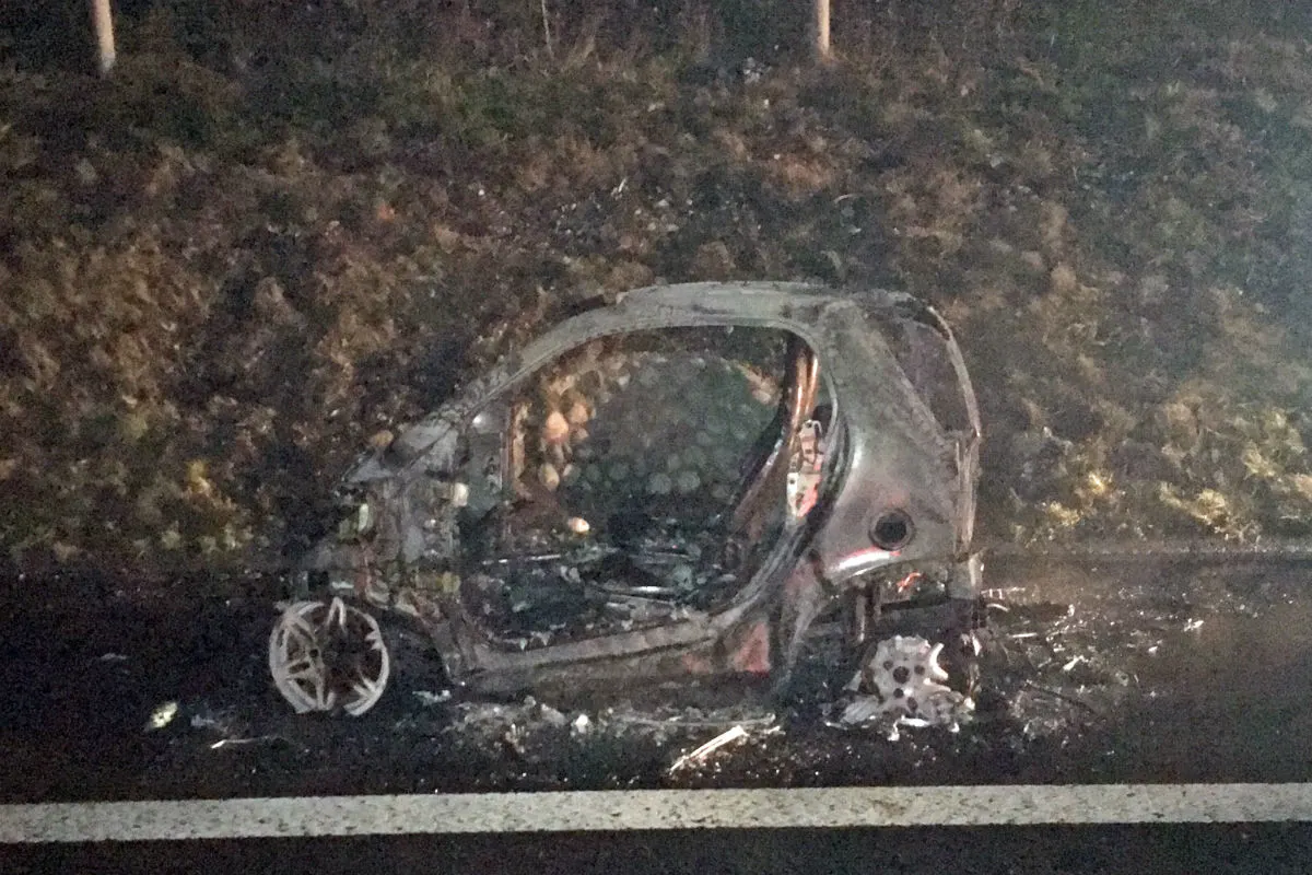 A2/Eich LU - Auto brennt komplett aus