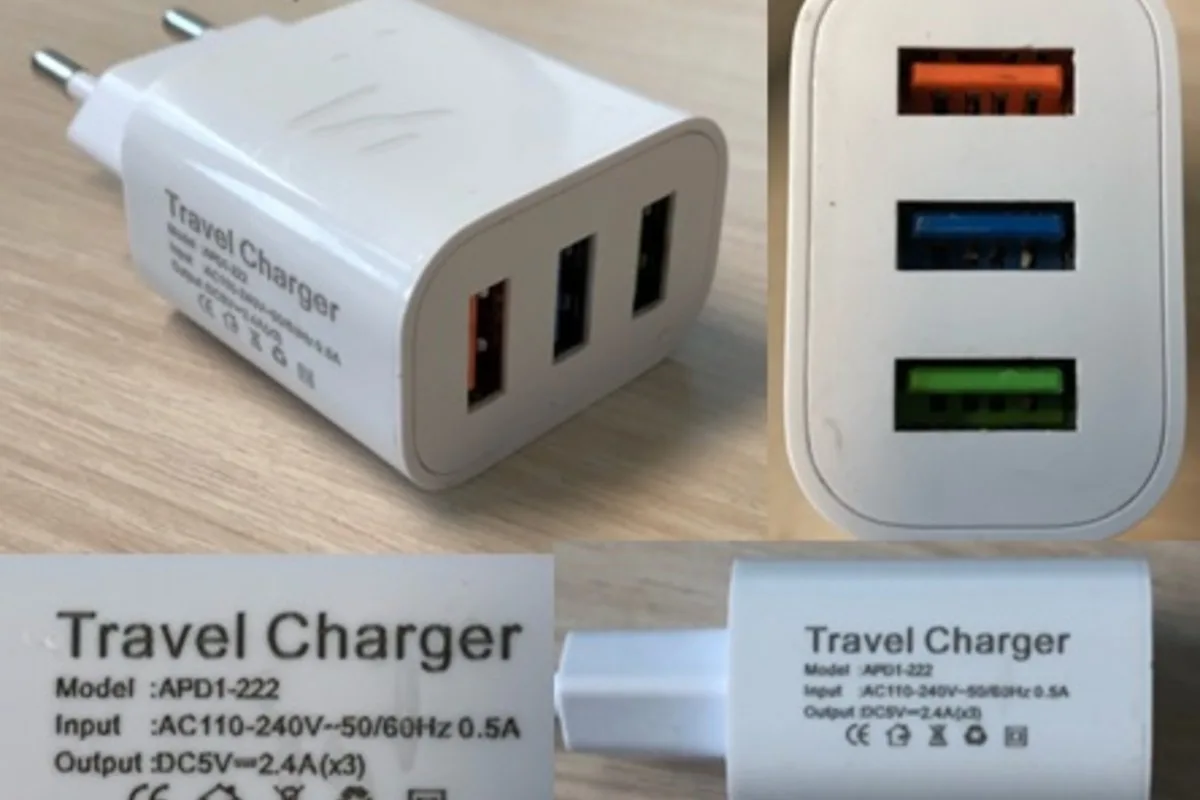 Rückruf - Stromschlaggefahr mit dem USB-Ladegerät «Travel Charger», Modell «APD1-222»