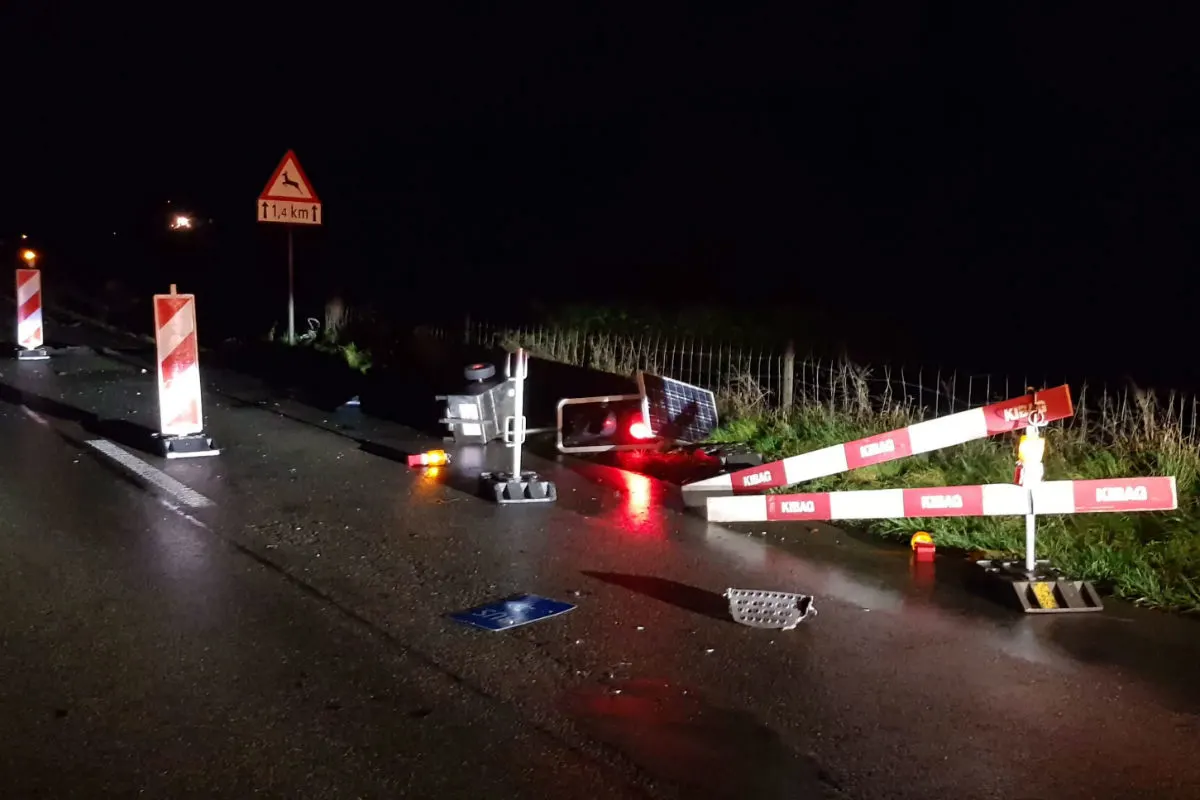 Zeugenaufruf Brittnau AG - Mit Lichtsignalanlage kollidiert und abgehauen