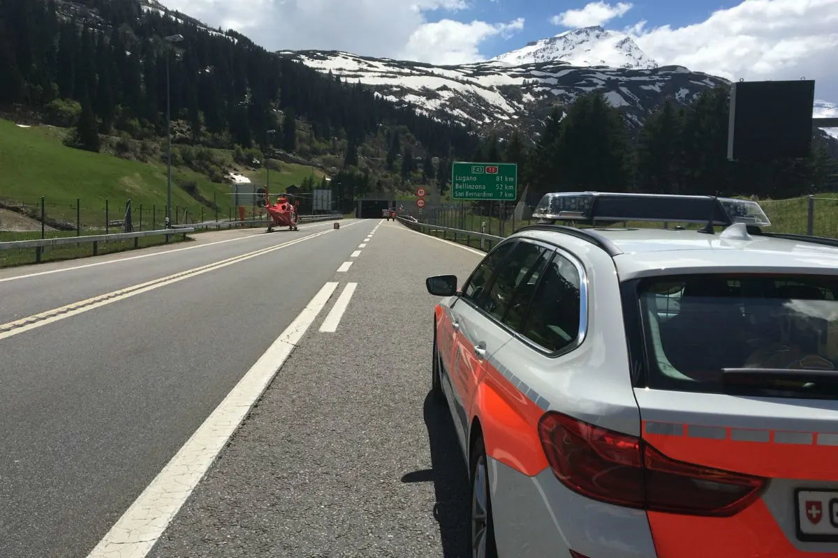 Graubünden GR - Verkehrsregelung Tour de Suisse 2018 