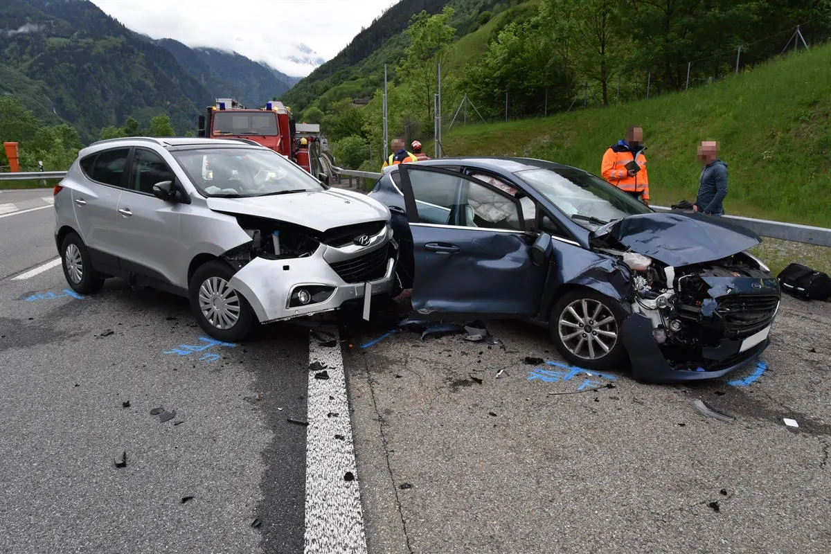 A13 Mesocco GR – Verkehrsunfall fordert zwei Verletzte