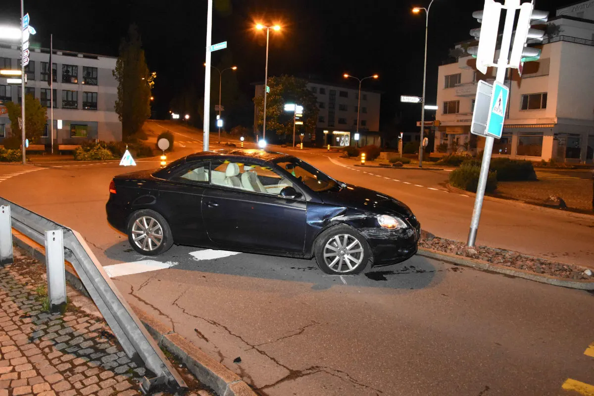 Sargans SG - In fahrunfähigem Zustand verunfallt