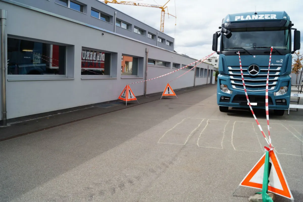 Steinhausen ZG - Toter Winkel erkennen und meiden