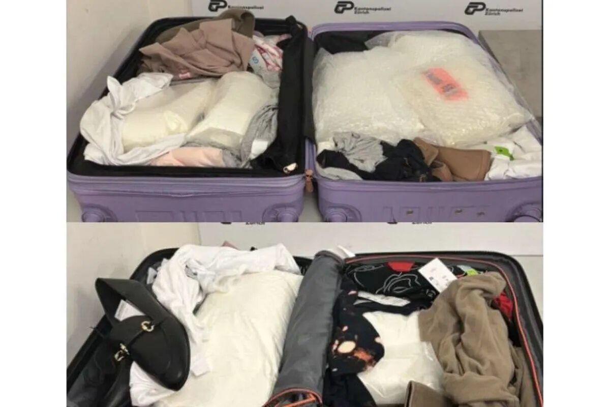 Flughafen Zürich - Polizei erwischt Frau mit 25 Kilogramm Ketamin im Gepäck