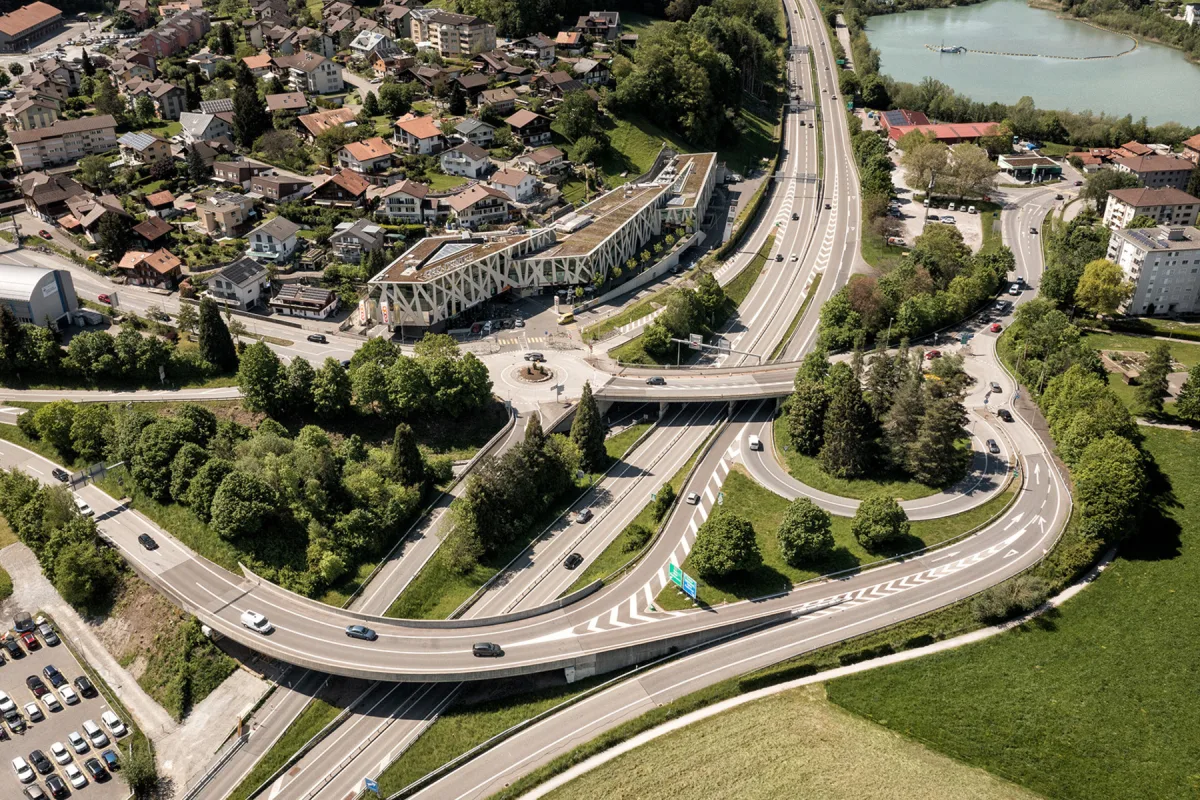 A6 – Sperrung der Ausfahrt Spiez BE