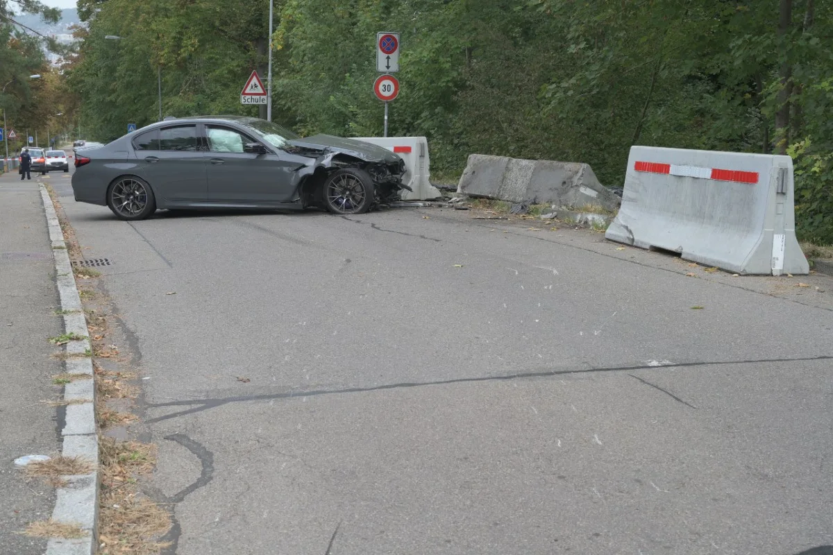 Polizeieinsatz in der Stadt Zürich - Nach dem Unfall klickten die Handschellen