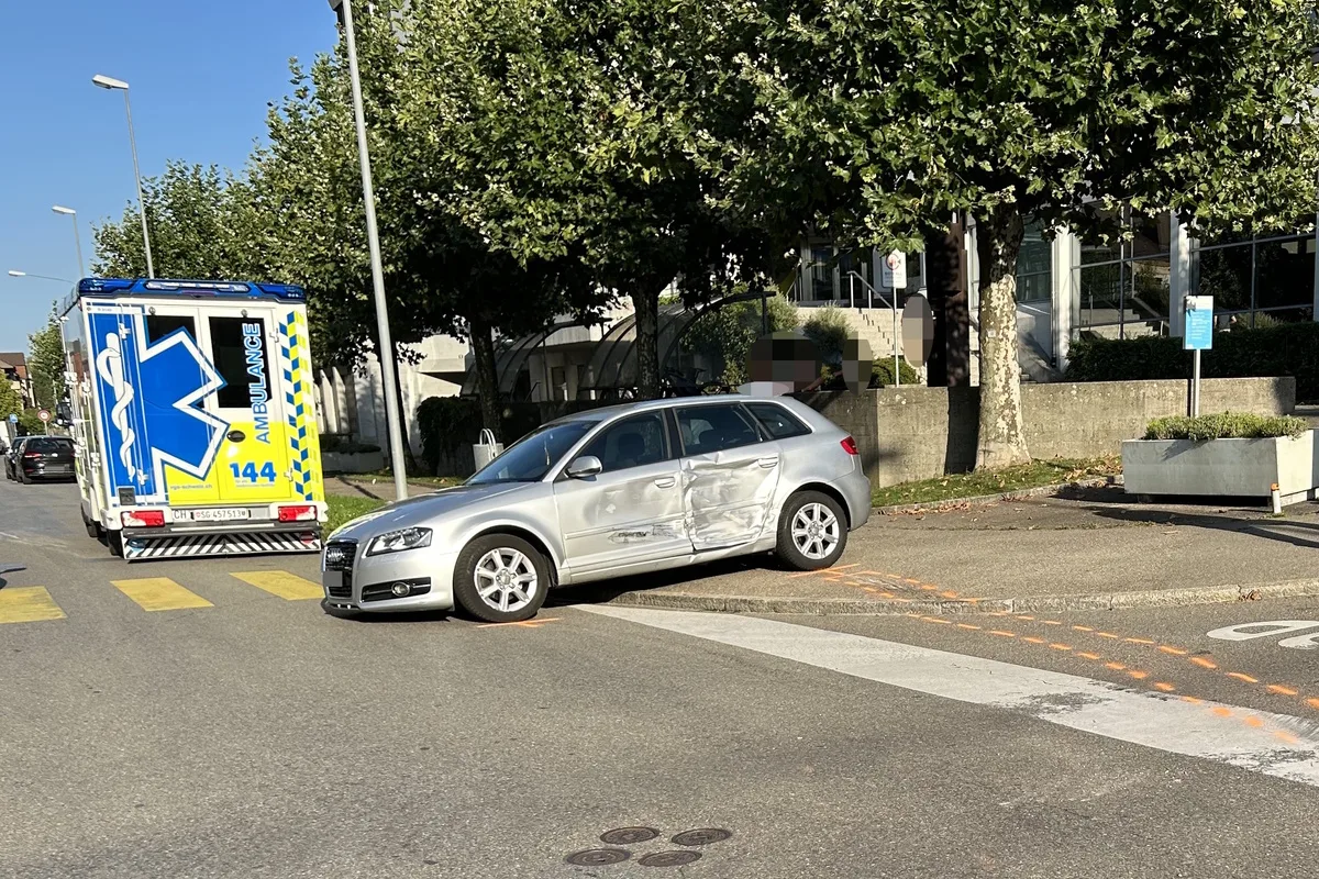 Rorschach SG - Kollision zwischen zwei Autos