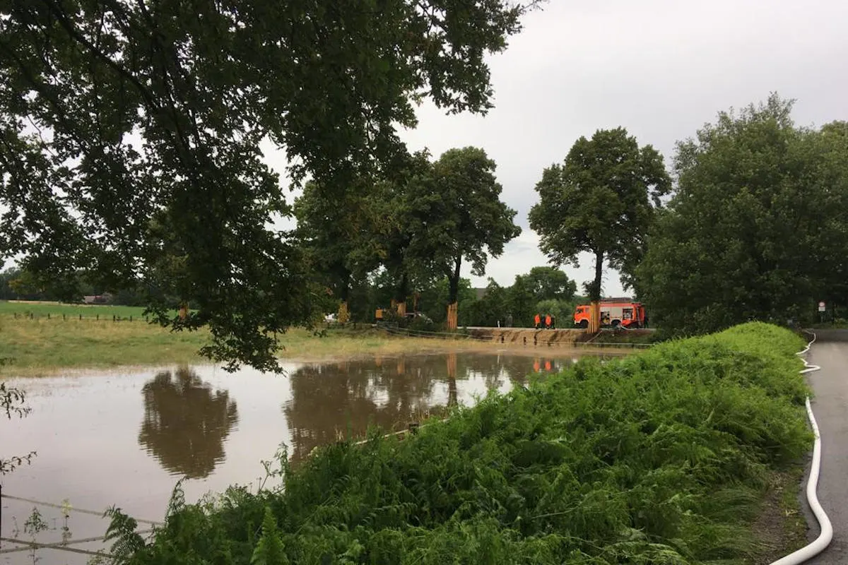 Bottrop – Unwetter sorgte für zahlreiche Einsätze in Kirchhellen
