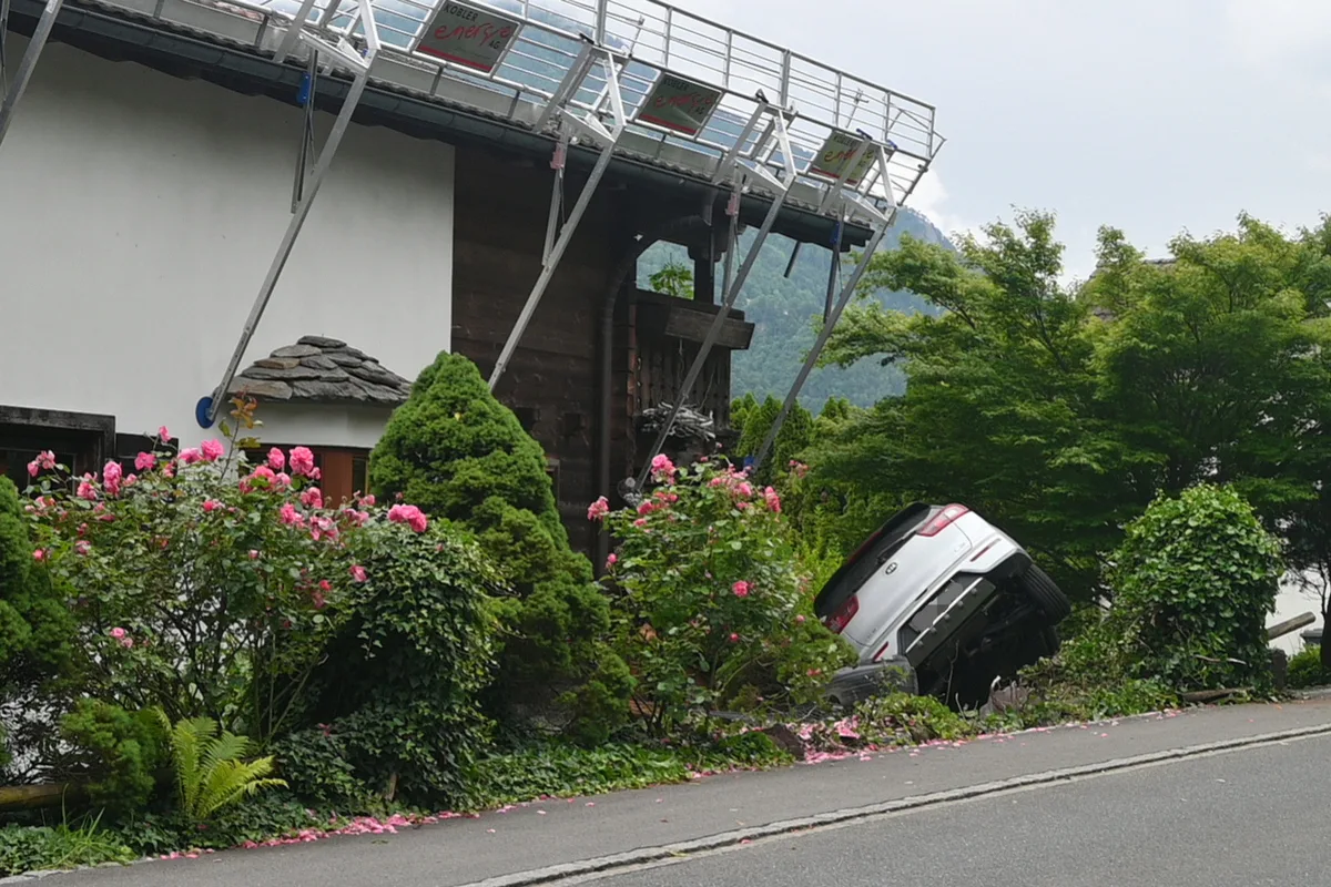 Unfall in Mauren FL - Während der Fahrt eingeschlafen