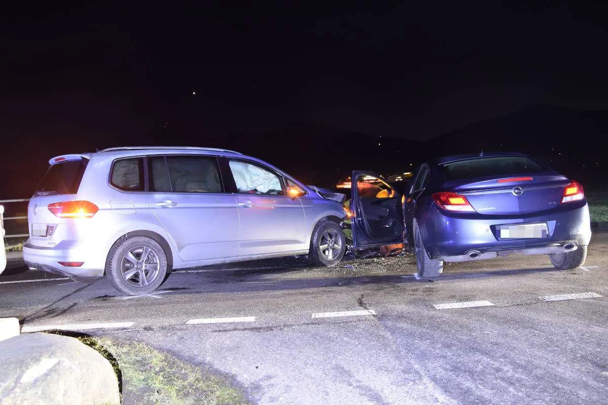Altstätten SG – Unfall zwischen zwei Autos