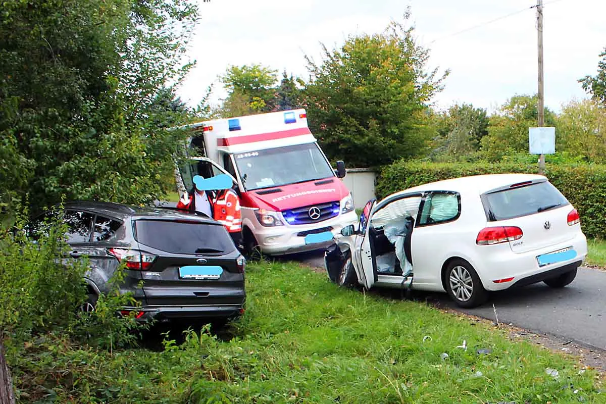 Diepenau - Verkehrsunfall mit drei verletzten Personen