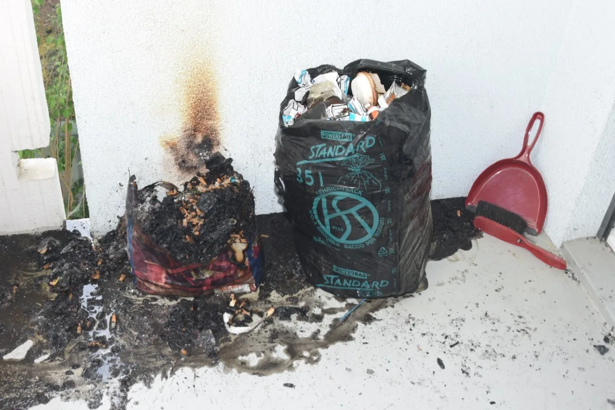 Wil SG -  Mottbrand durch Zigarettenstummel