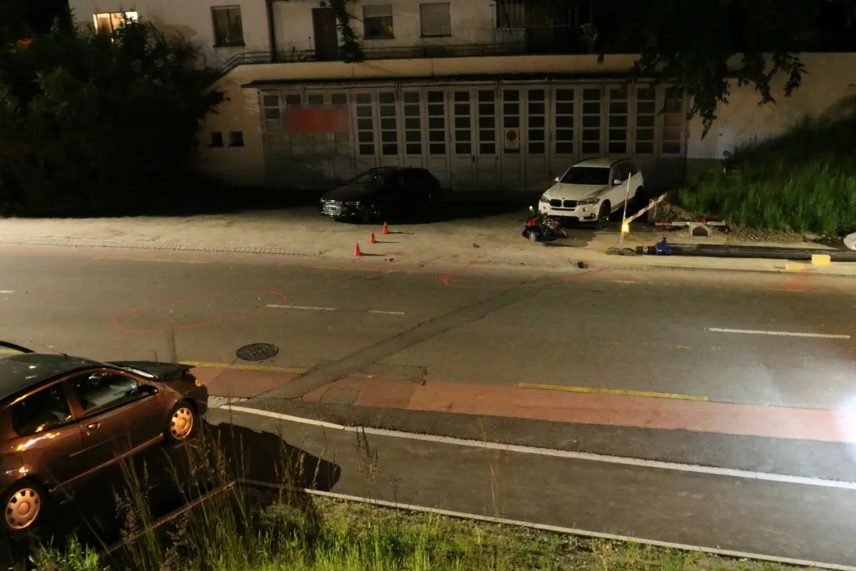 St. Gallen SG - Motorradfahrer übersehen und kollidiert