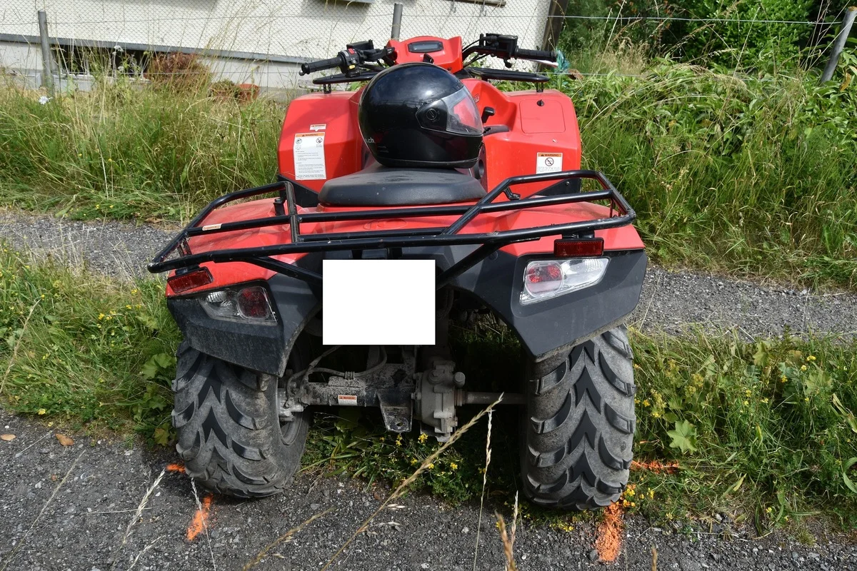 Unfall in Rehetobel AR - Quad-Fahrer überschlägt sich