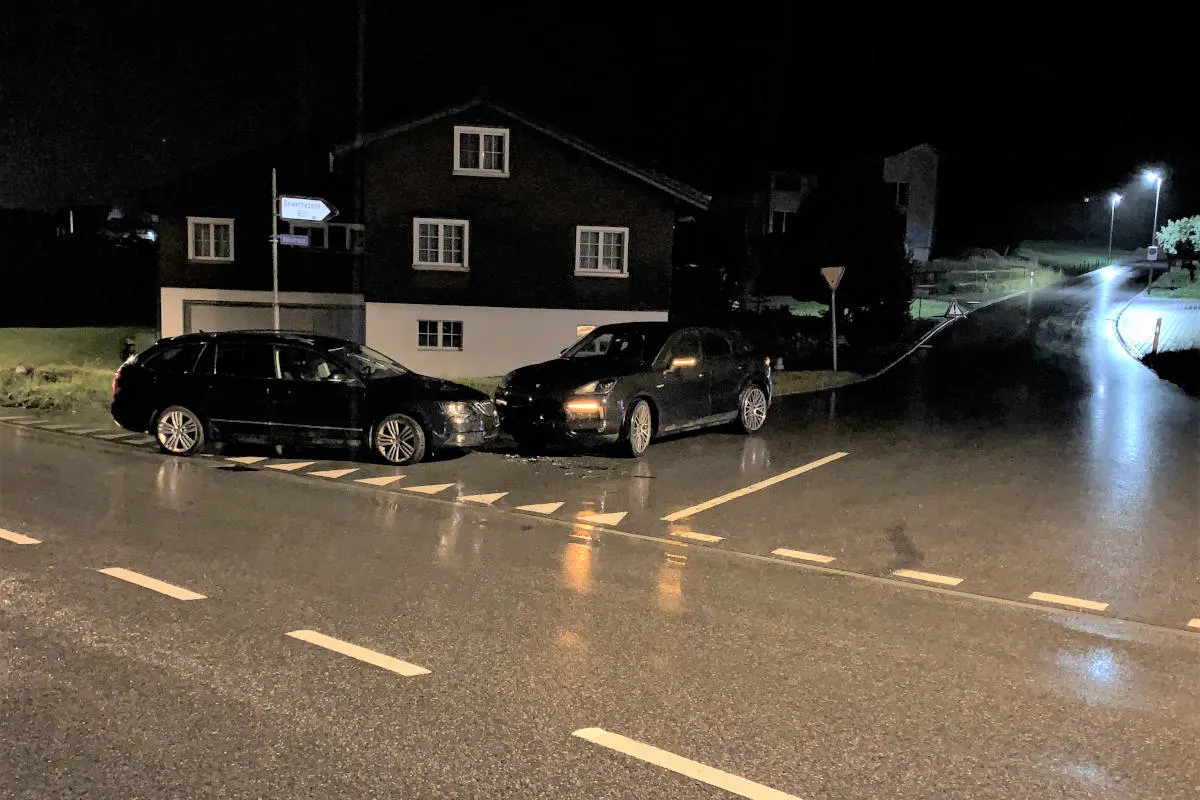 Unfall in Appenzell – Kollision beim Linksabbiegen