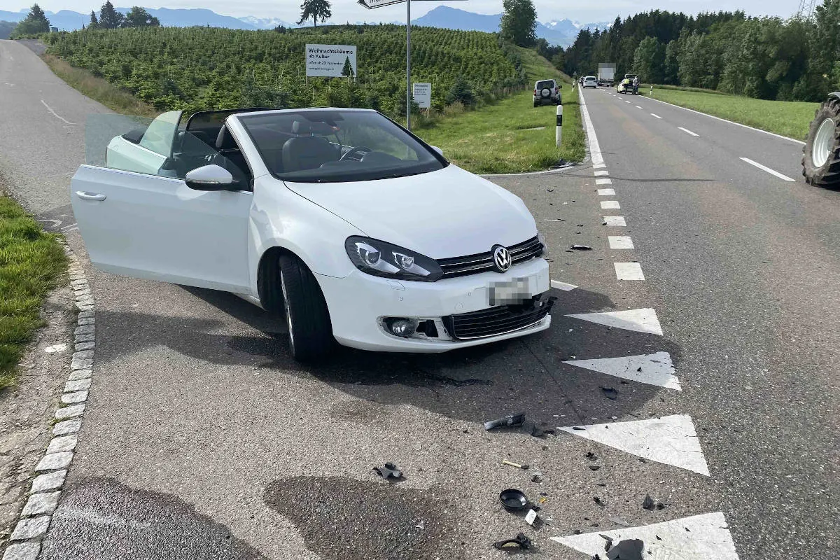 Sins AG – Unfall bei Überholmanöver