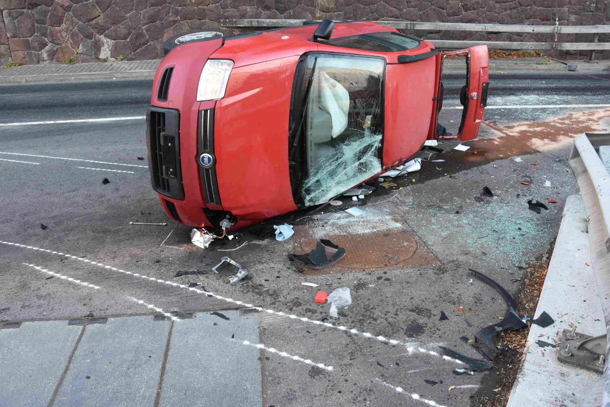 Murg SG - Schleuderpartie auf vereister Fahrbahn