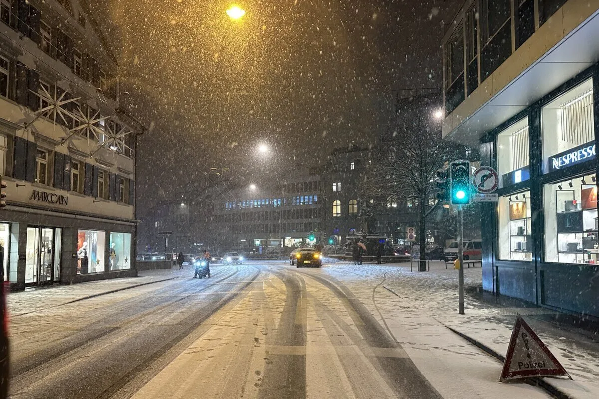 St.Gallen – Schnee sorgt für Verkehrschaos und Unfälle