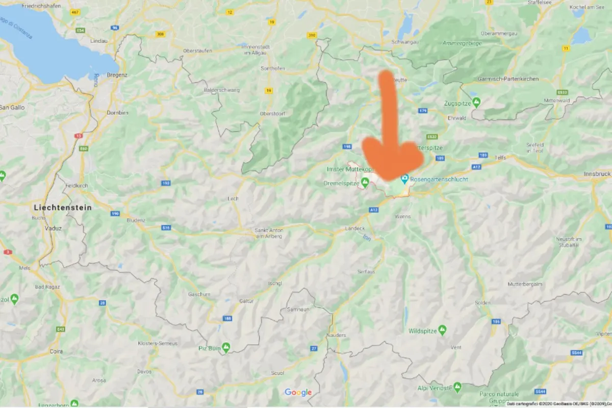  Erdbeben nahe der Schweizer Grenze bei Imst (AT) um 21.44 gemessen