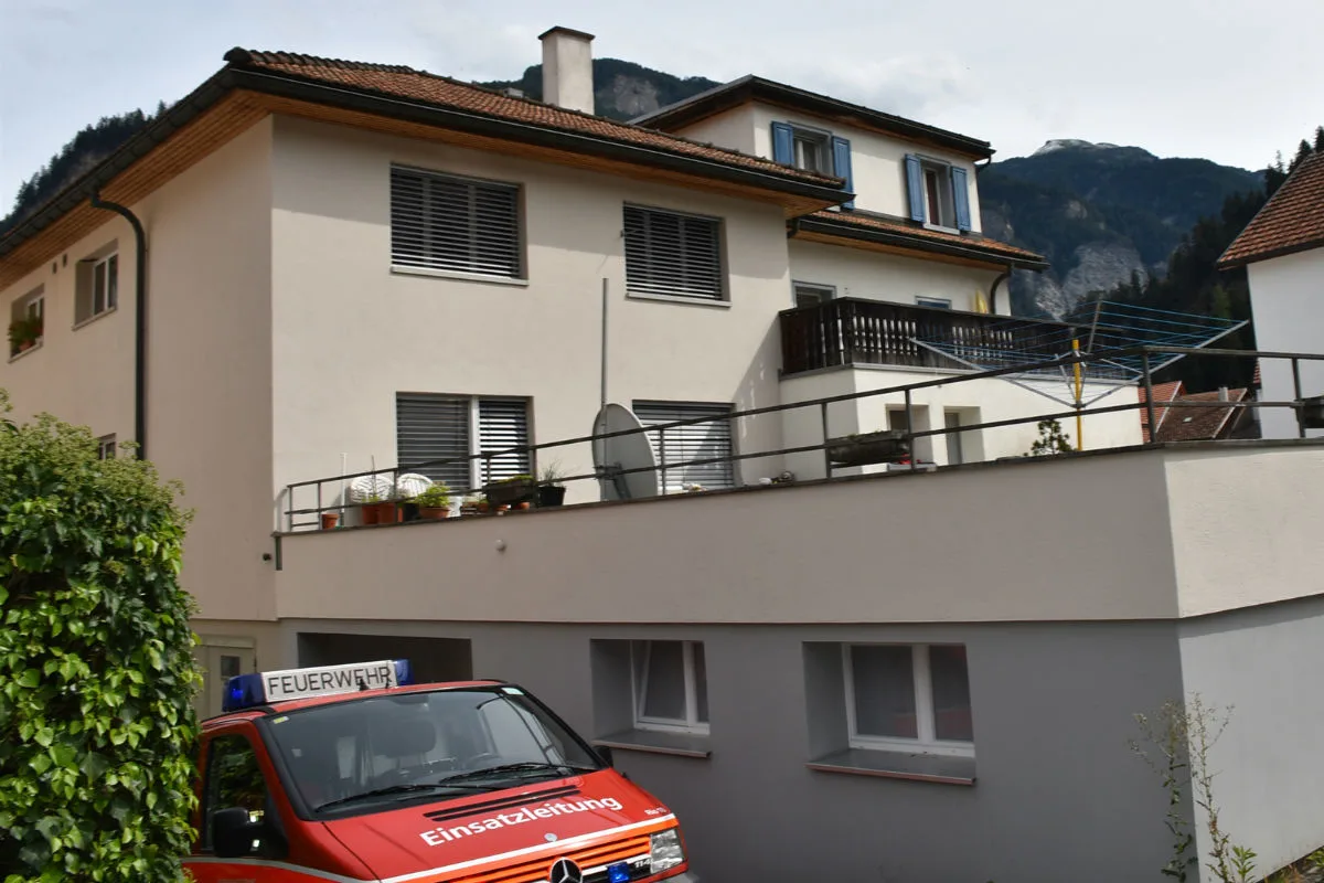 Thusis GR - Brandausbruch dank Nachbarn verhindert