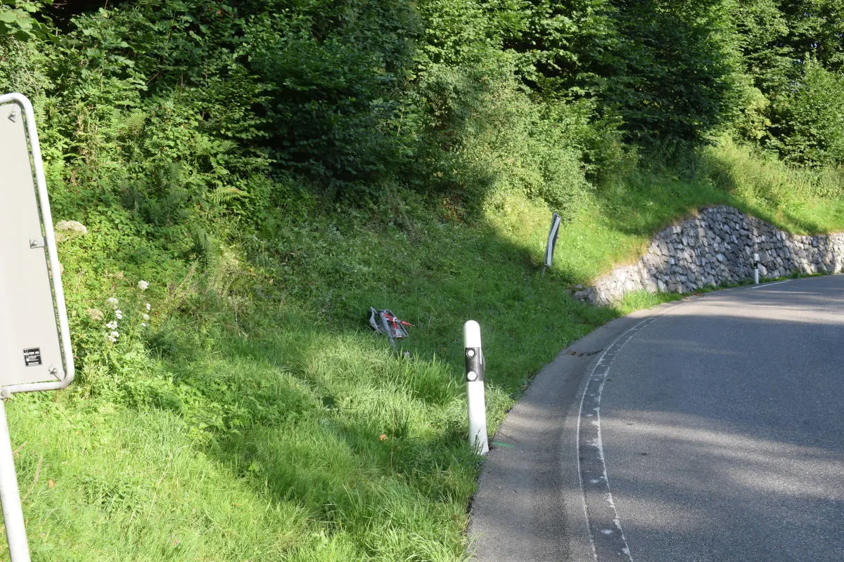Hundwil AR - Selbstunfall mit Auto