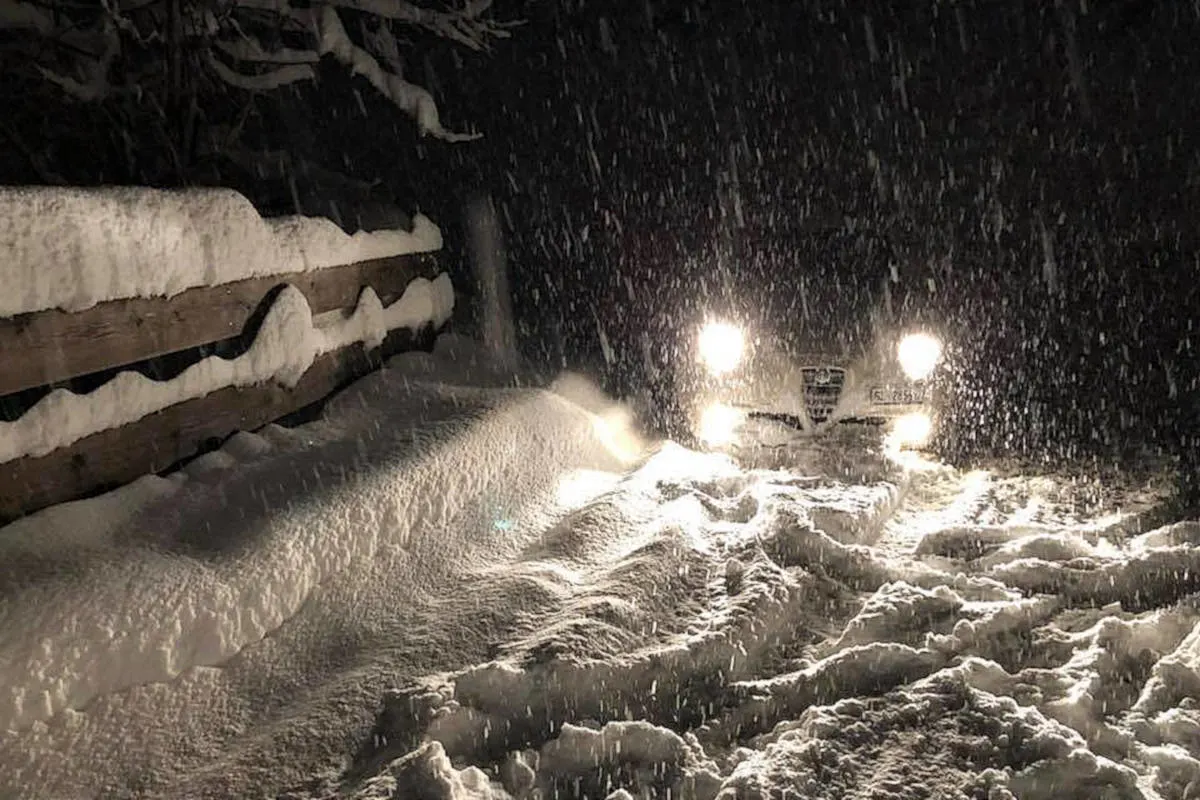 Starkschneefall hat eingesetzt - grosse Neuschneemengen oberhalb 1000 Meter