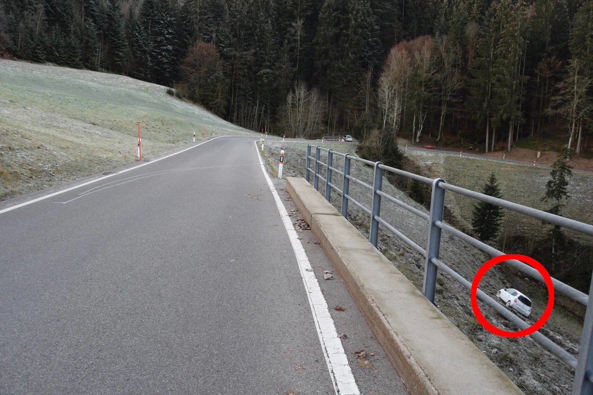 Unfall in Trogen AR – Selbstunfall mit Personenwagen