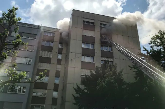 Bern BE - Wohnung in Brand geraten