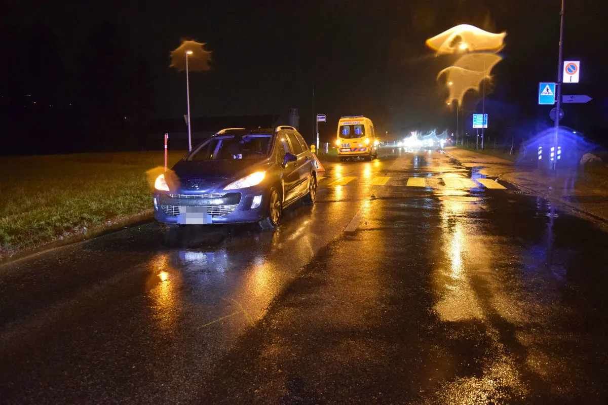Oensingen SO - Fussgänger von Auto erfasst