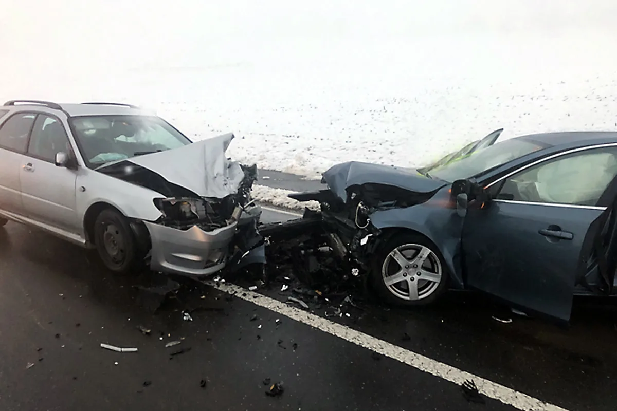 Frontalkollision zwischen zwei Autos in Ruswil LU - Eine Person verletzt