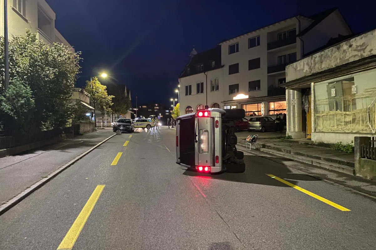 Unfälle in Turgi und Wohlen AG – Stark betrunken Kollisionen verursacht