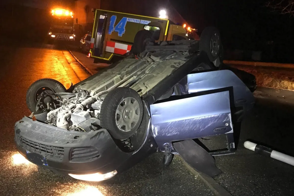 Olsberg AG - Unter Alkoholeinfluss mit Auto überschlagen