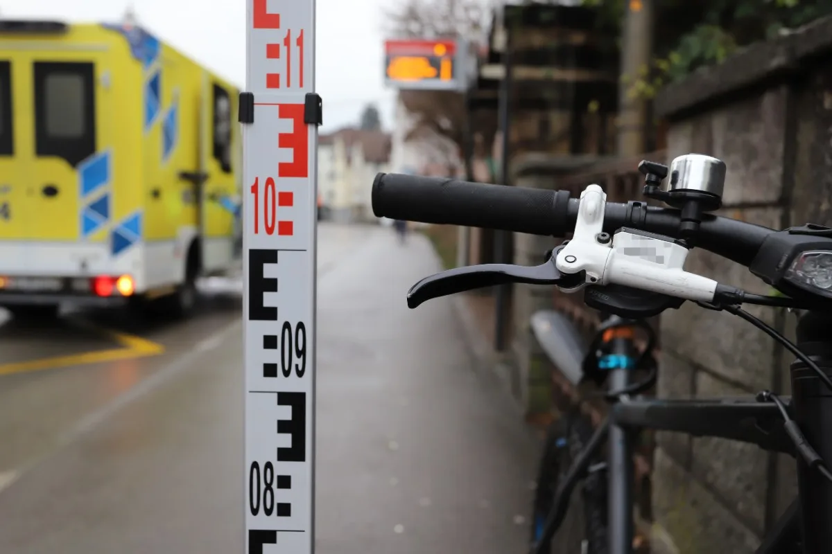 Unfall in der Stadt St. Gallen - Betrunkener Velofahrer gestürzt