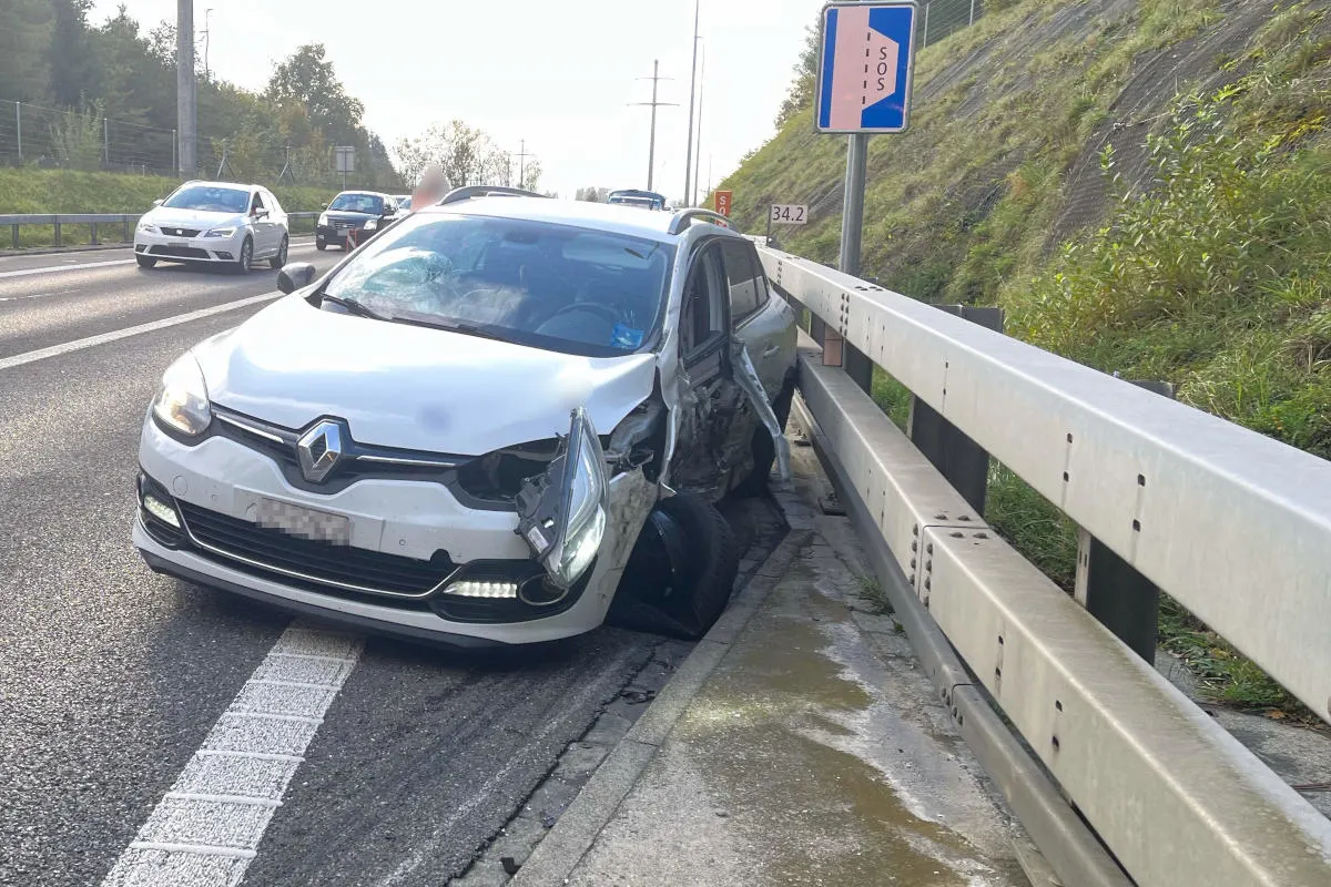 Wagen SG – Unfall auf der A15