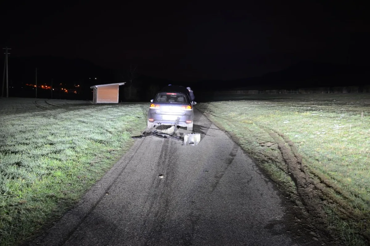 Arisdorf BL - Alkoholisierter Fahrzeuglenker verursacht Selbstunfall
