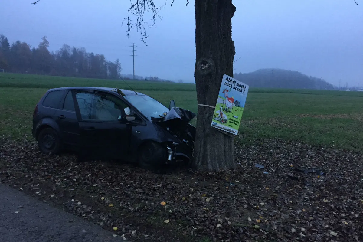 Scherz AG - Tödliche Kollision mit Baum