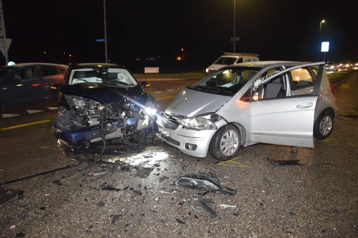 Zweimal Totalschaden in Biberist SO - Heftige seitlich-frontale Kollision 