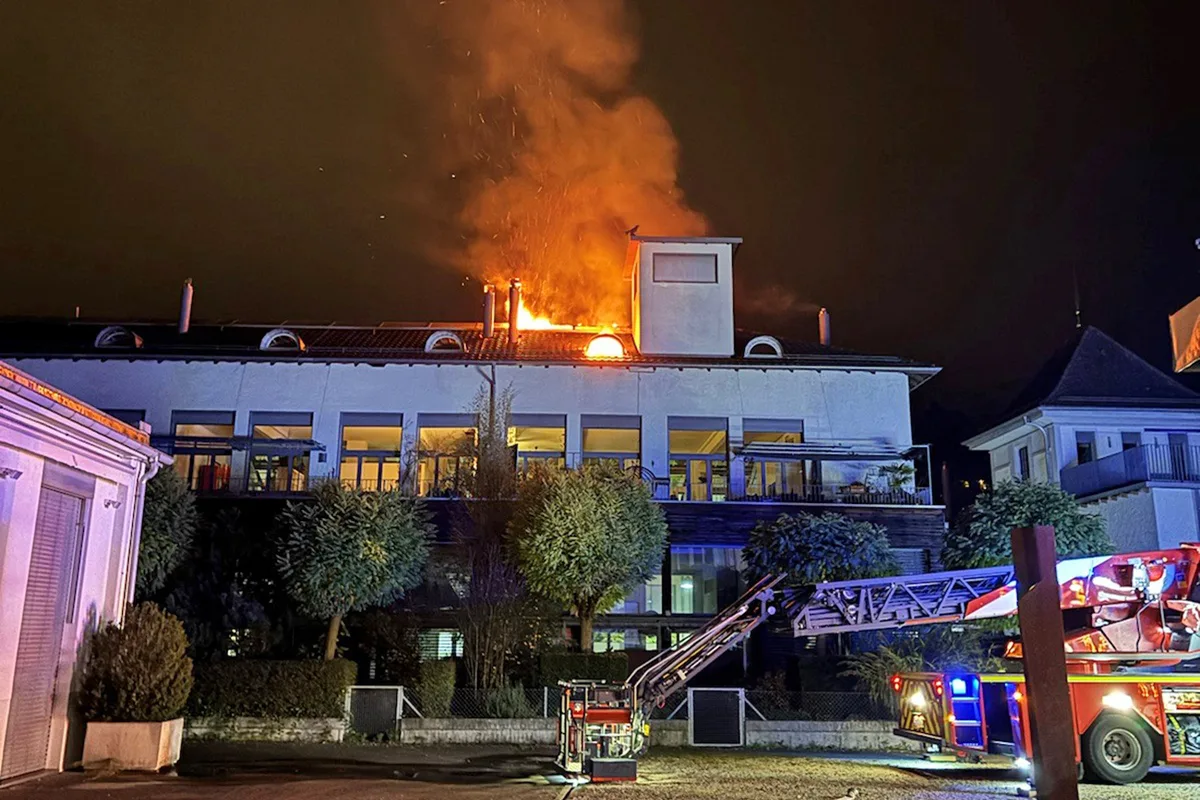 Frauenfeld TG - Drei Personen nach Brand im Spital