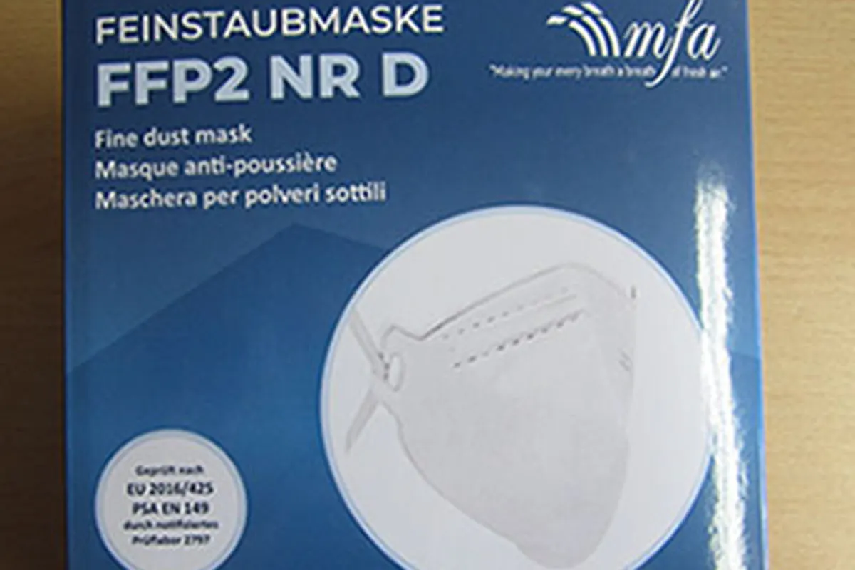 Warnung– Unzureichende Schutzwirkung bei FFP2-Maske