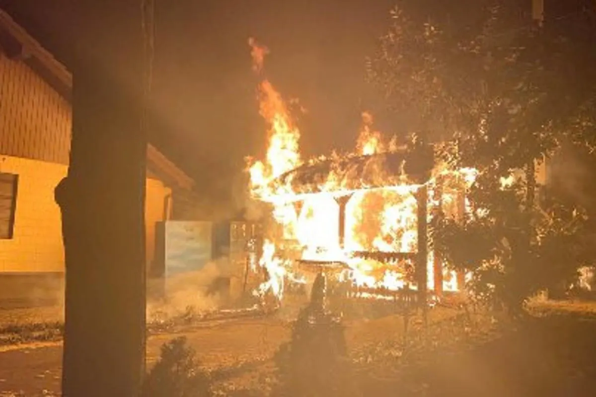 Aarburg AG  – Brand eines Schopfs im Gebiet Chlosbrunne