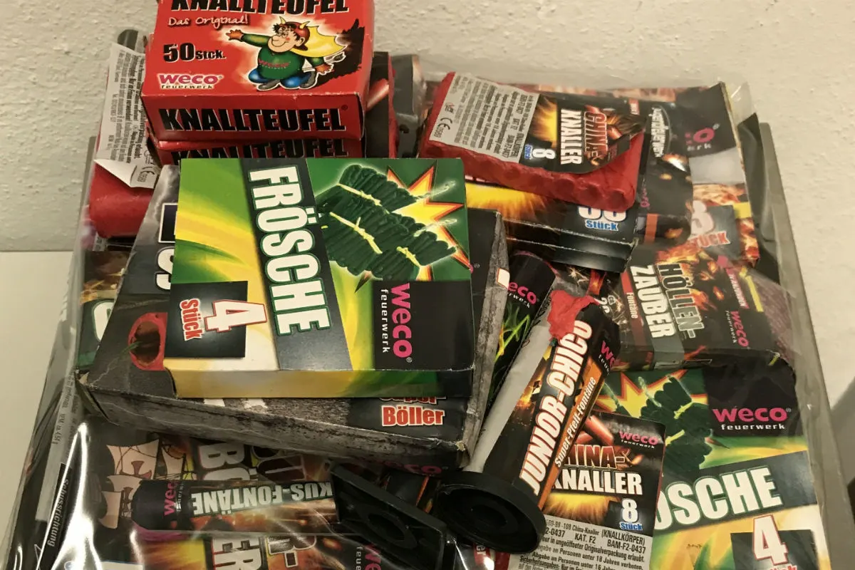 Weiach/Rafz/Rheinau ZH  - Bei Kontrollen Feuerwerk sichergestellt