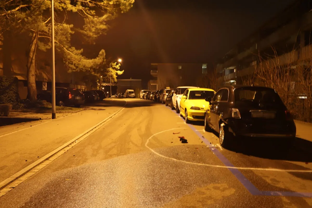 Stadt St.Gallen – Selbstunfall beim Einparken