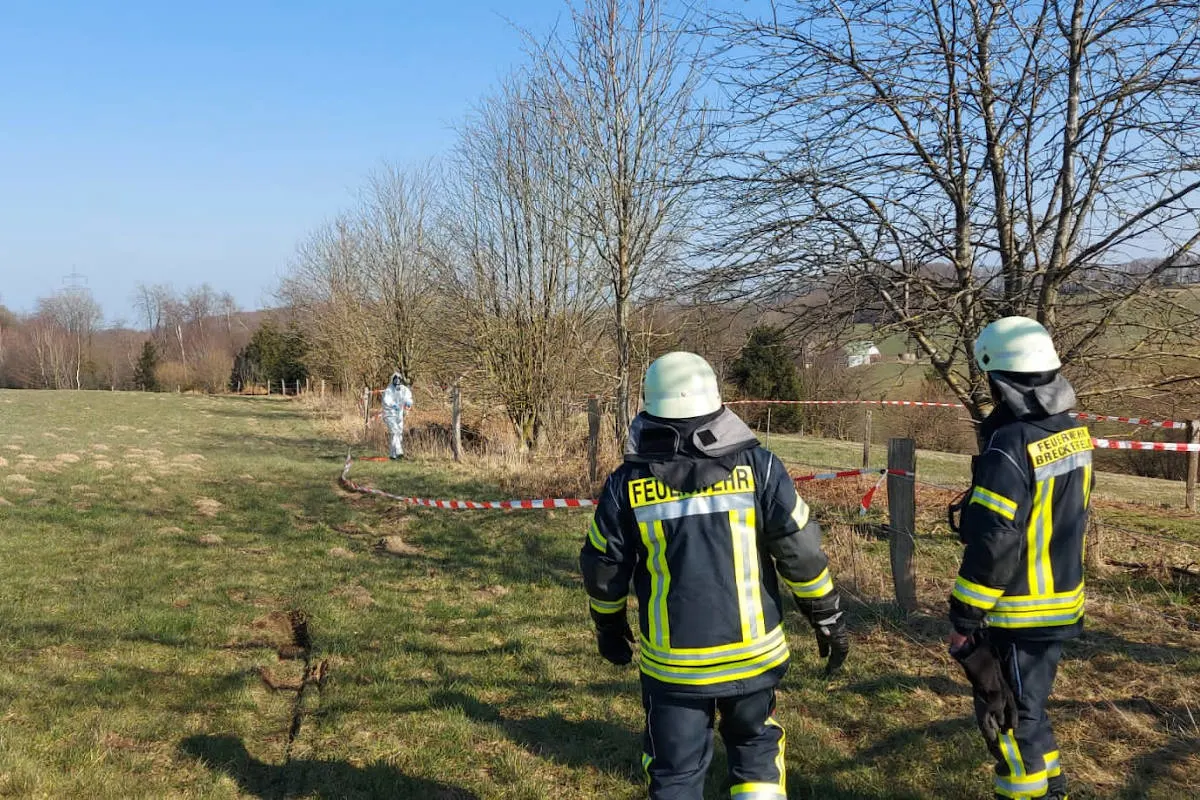 Breckerfeld – Kleinbrand entwickelt sich zu Bombenfund