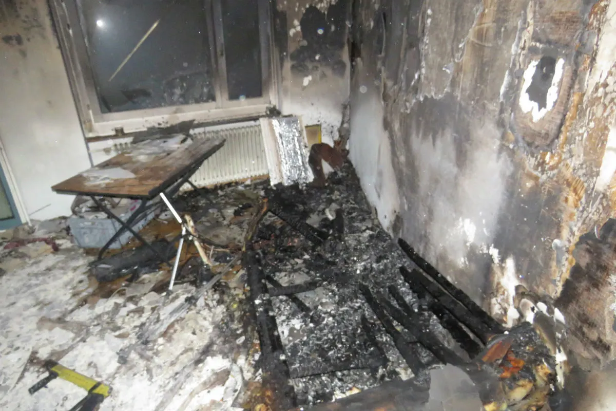 Aarau AG - Brand verwüstet Wohnung