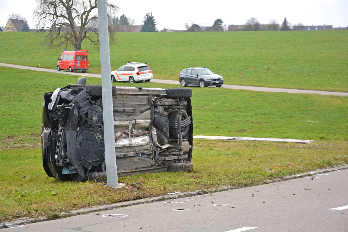 Ellighausen TG - 15-jähriger Velofahrer tödlich verletzt