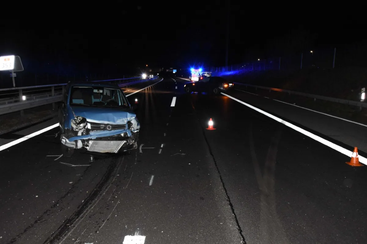 Wil SG - Auffahrunfall zwischen Fiat Panda und BMW - zwei Verletzte!