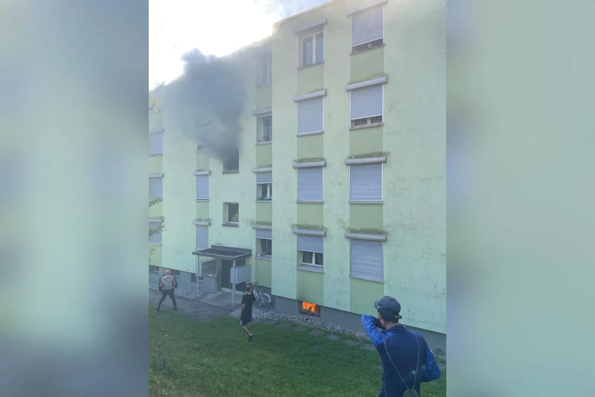 Brugg AG – Kellerbrand in Mehrfamilienhaus