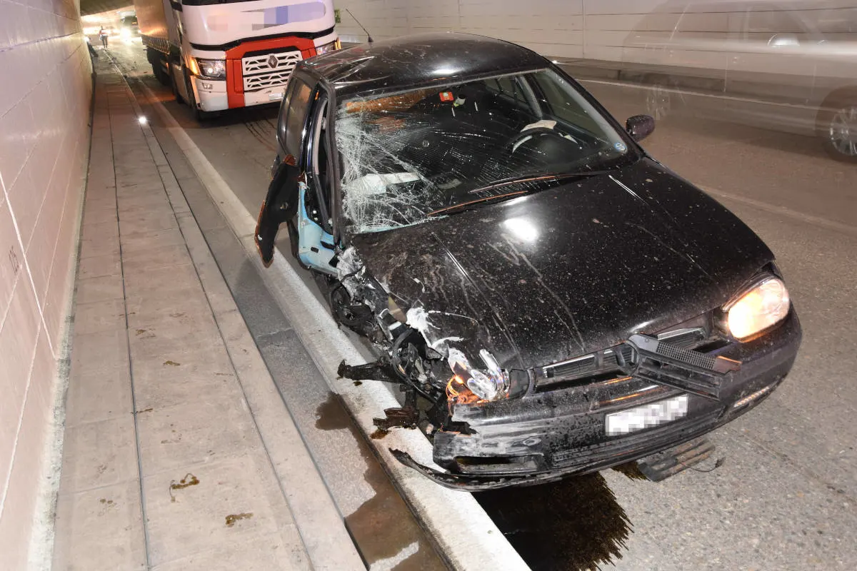 A3 Murg SG – Unfall durch Sekundenschlaf